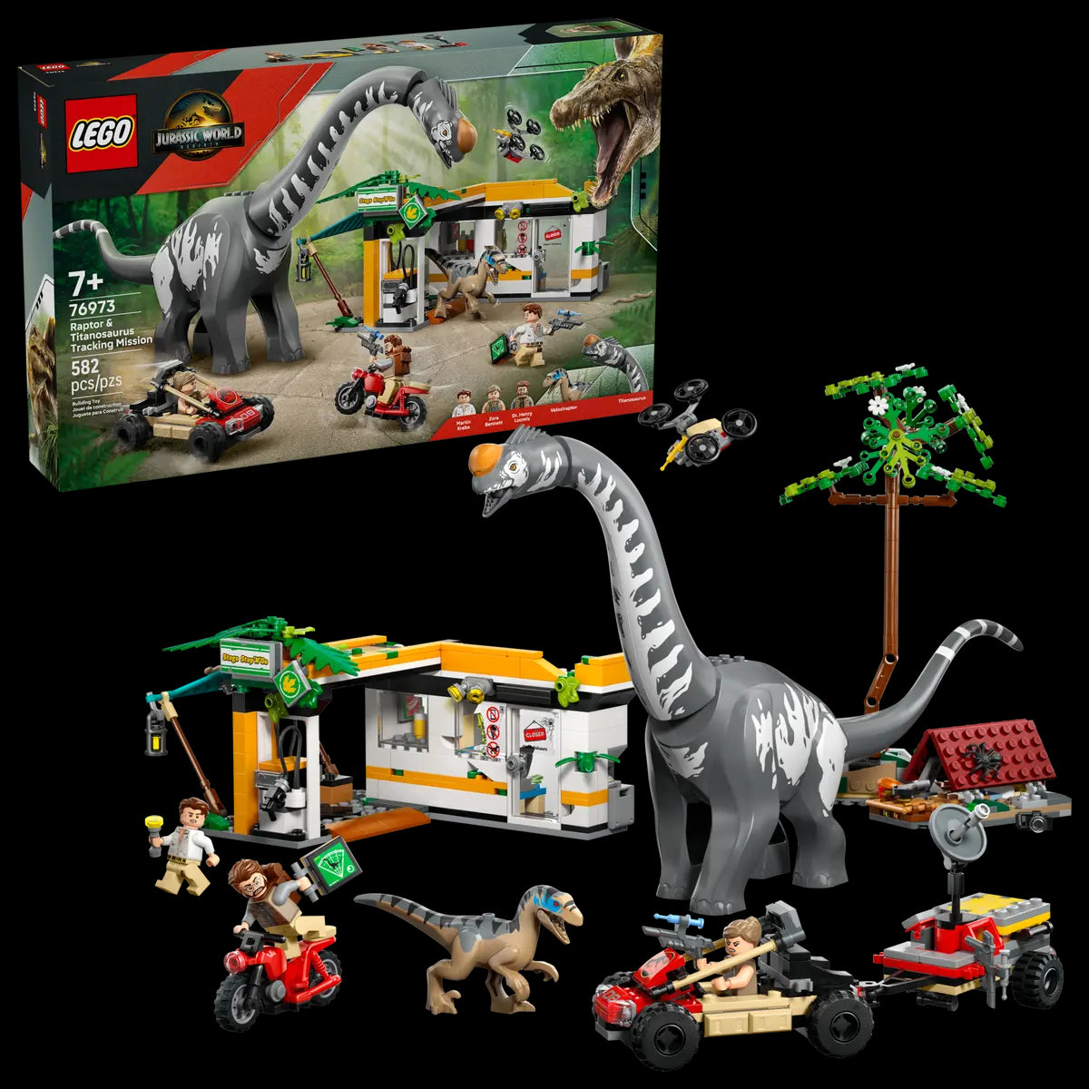 LEGO® Jurassic World: Raptor & Titanosaurus Tracking Mission